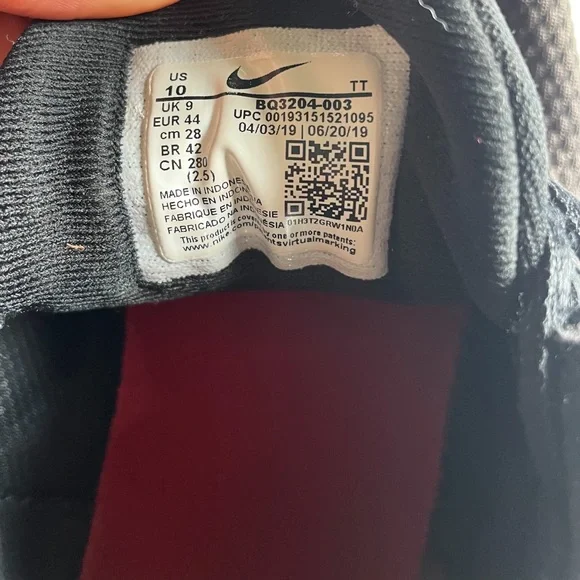 Nike Revolution 5 Running Sneakers Black Size 10 - Picture 4 of 13